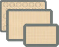Macaron Silicone Baking Mat, 3 Pack Reusable Baking Mat, Food Safe Silicone by Koolstuffs