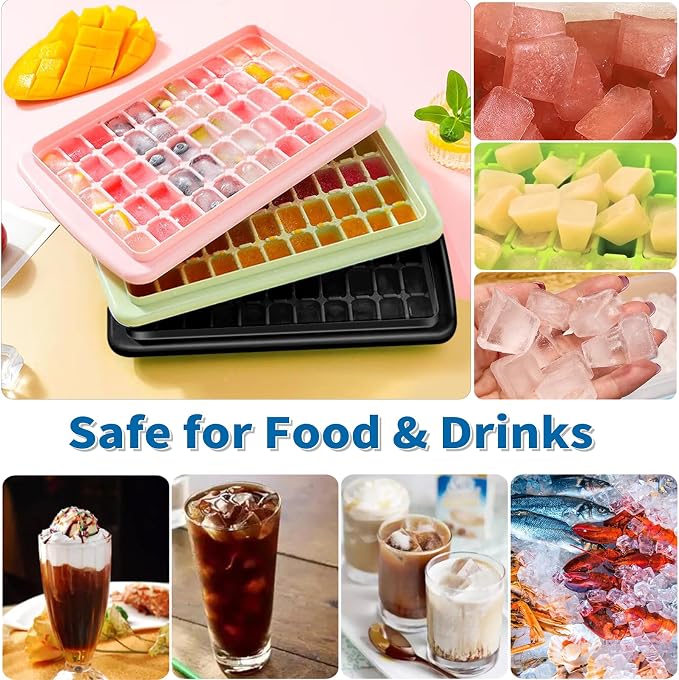 Ice Cube Tray with Lid And Bin for Freezer - Image 6