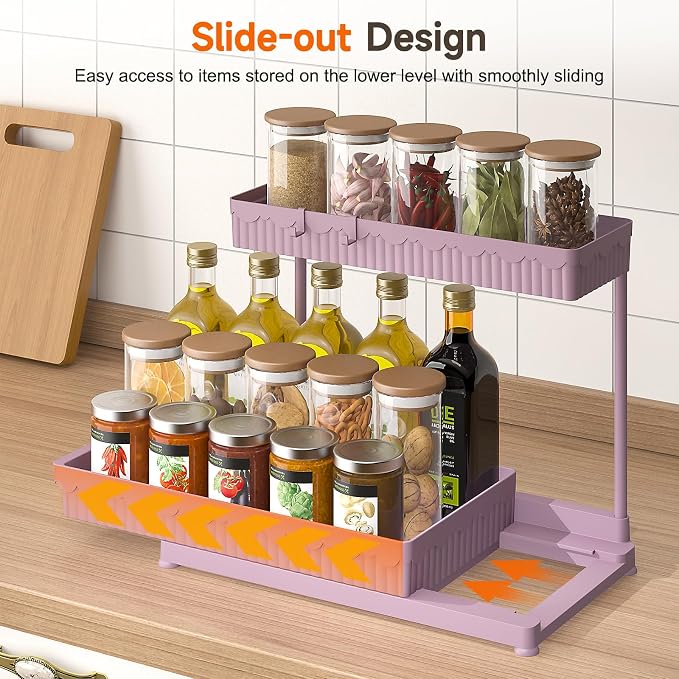 Sevenblue 3 Pack Multi-Purpose Under Sink Organizers and Storage, 2026 L-Shaped - Image 3