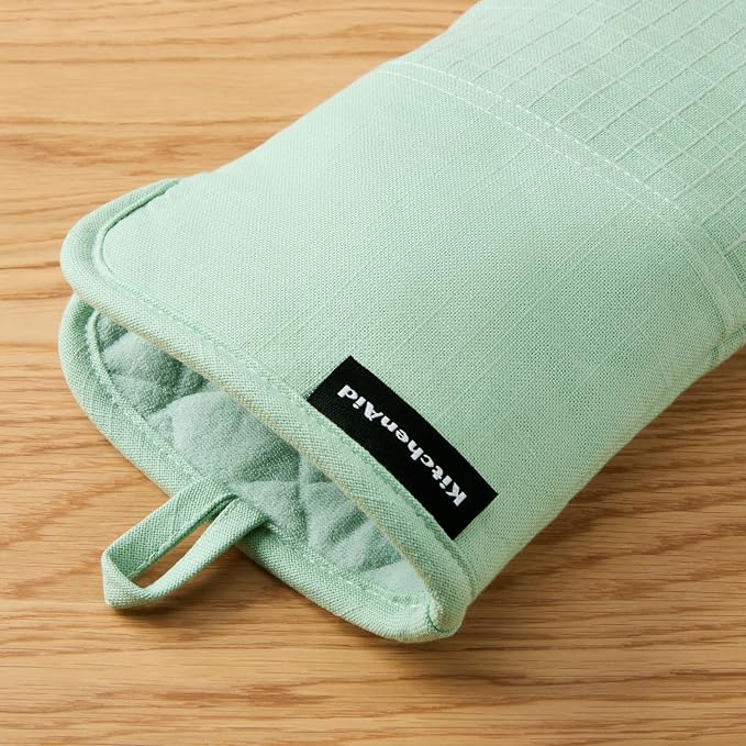 KITCHENAID Gourmet Series Gridlines Oven Mitts 2-Pack Set, Heat Resistant up to - Image 4