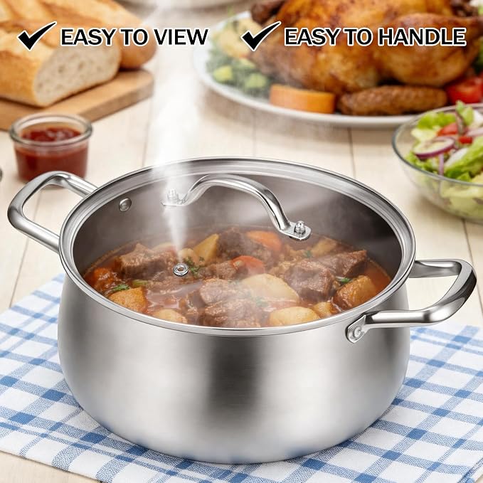 Tifanso Stainless Steel Stock Pot - Image 6
