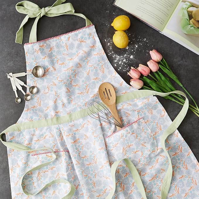 DII Women's Spring & Summer Apron Collection Adjustable, Two Large Pockets & - Image 4