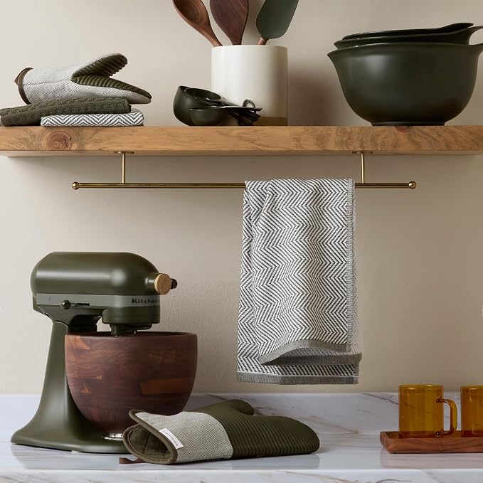KITCHENAID® Evergreen Design Series Herringbone Ribbed Soft Silicone Mini Oven - Image 3