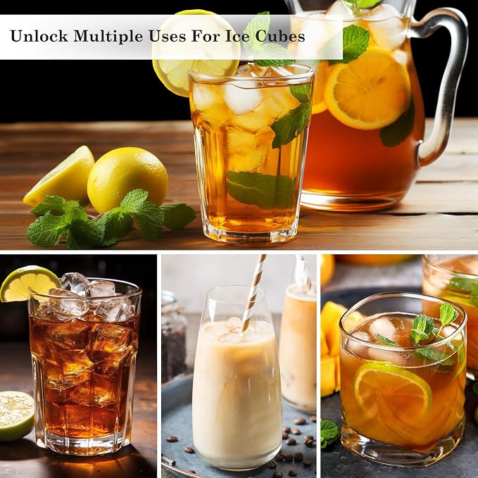 Mini Ice Cube Tray for Freezer: Small Plastic Ice Cubes Trays for Freezer - Image 4