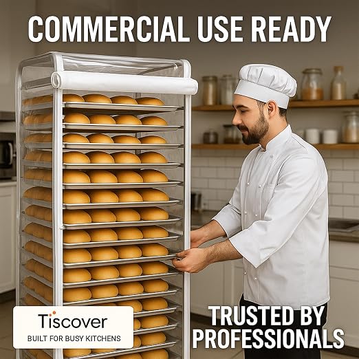 Bun Rack Cover – Transparent PVC - Image 5