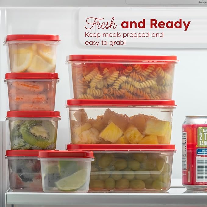 IRIS USA 44 PC Plastic Food Storage Containers - Image 8