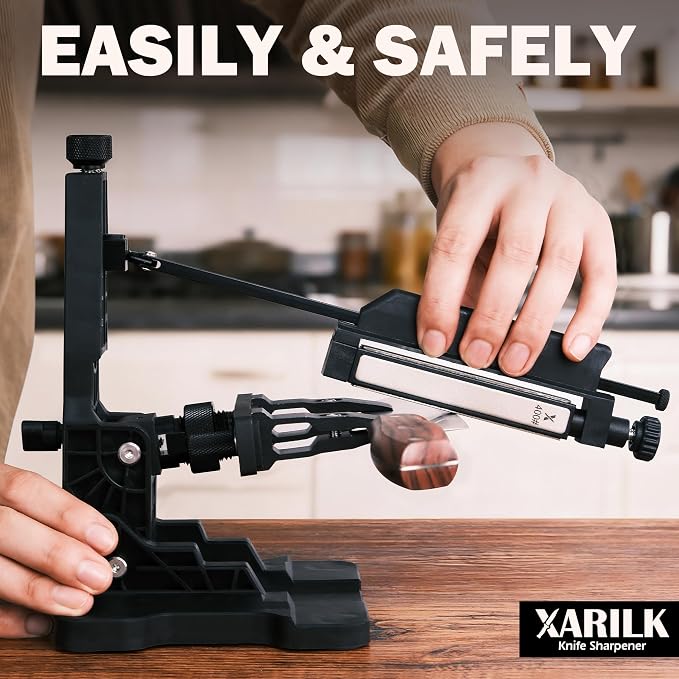 Portable Folding Knife Sharpener XAR-FS1, Adjustable Angle Sharpening System - Image 8