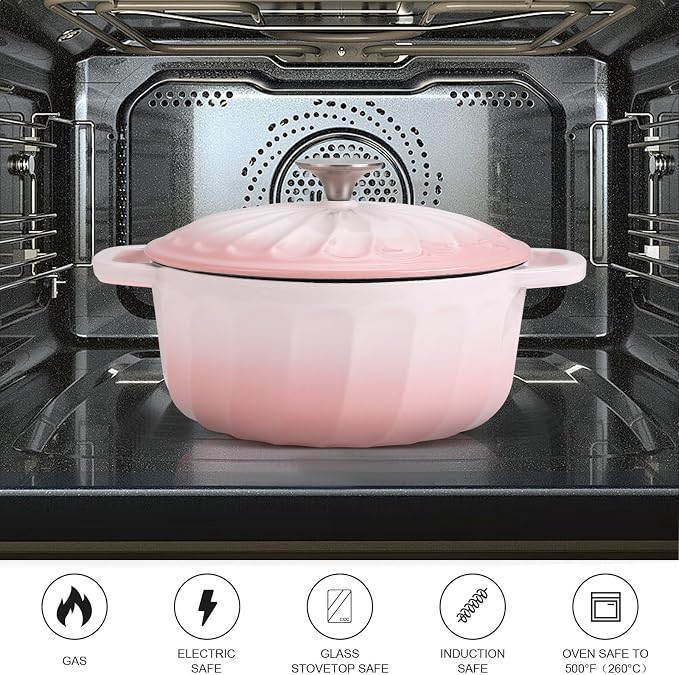 Enameled Cast Iron Dutch Oven Pot - Image 5