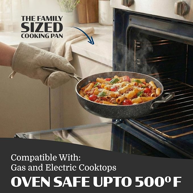 Granitestone Ceraluxe 14 Inch Frying Pan - Image 3