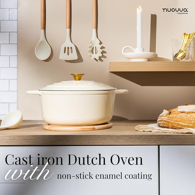 Nuovva Enamelled Cast Iron Dutch Oven Pot - Image 6