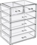 Sorbus Acrylic Makeup Organizer Set, 6-Drawer Vanity & Countertop Cosmetic by Sorbus