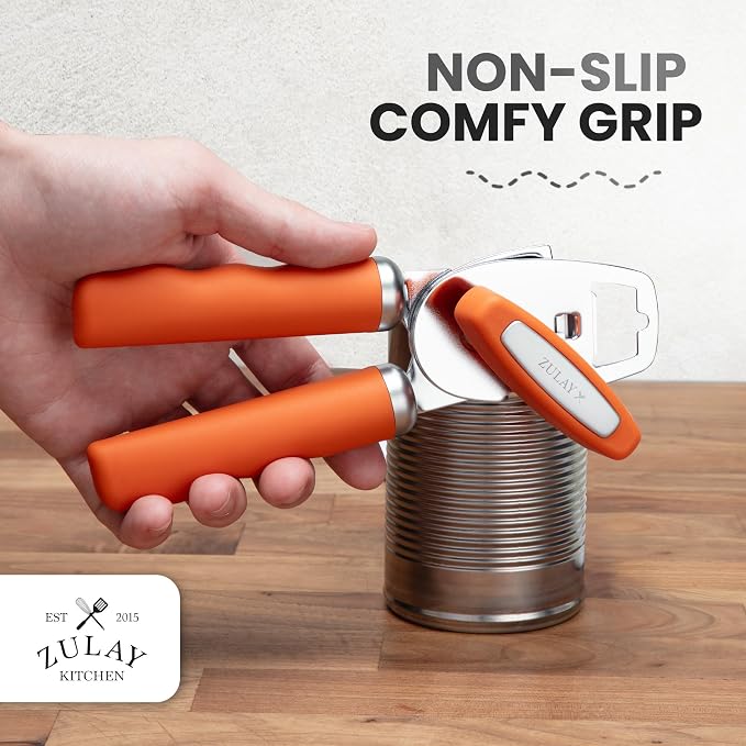 Zulay Kitchen Heavy Duty Stainless Steel Can Opener Manual - Image 5