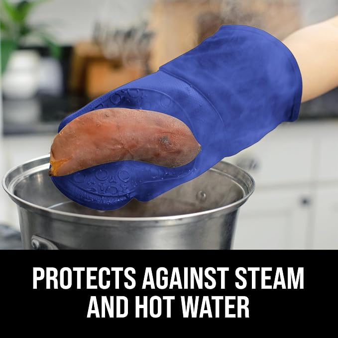 BPA-Free Soft Silicone Oven Mitts - Image 4