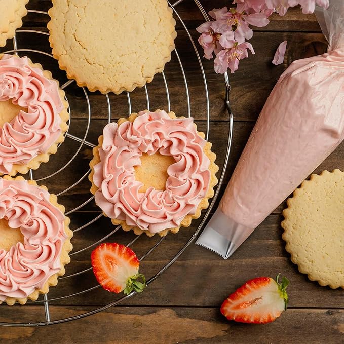 Ptwola 3 PCS Piping Tips Set Large Frosting Piping Kit Stainless Steel Cake - Image 6