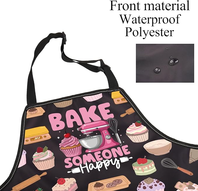 FUSTMW Cake Maker Gifts for Baker Kitchen Baking Apron - Image 3