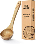 Ladle, Kaloo Teak Acacia Wooden Soup Ladle Spoons by KL+KALOO