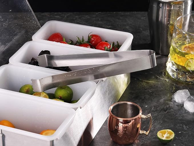 New Star Foodservice 42269 Restaurant-Grade Pom Tong, Stainless Steel, 6.5 inch - Image 5