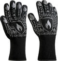 BBQ & Grill Gloves, Oven Gloves, 1472°F Silicone Oven Mitts Heat Resistant by IGNISGUARD