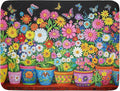 Vintage Flowers Dish Drying Mats Spring Floral Drying Matt Kitchen Counter 18x24 by Giwawa