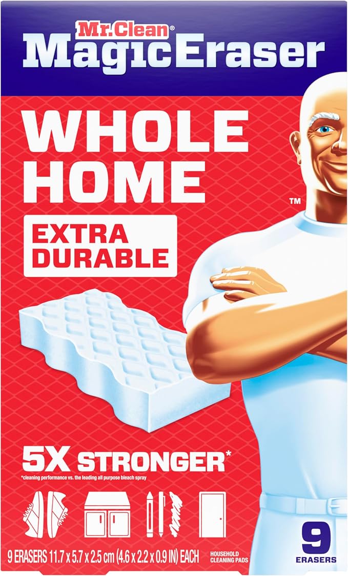 Mr. Clean Magic Eraser Sponge, All Purpose Cleaner, Cleaning Scrubber, Shower - Image 10