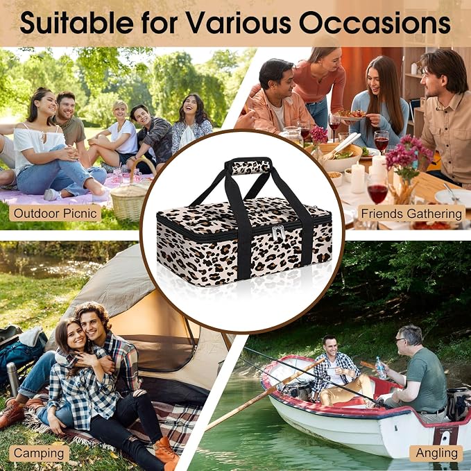 Insulated Casserole Carrier, Portable Casserole Carrier - Image 5