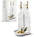 COOK WITH COLOR Glass Olive Oil Bottle Dispenser by CookwithColor