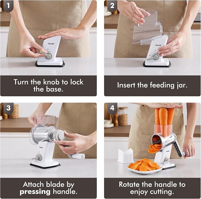 Geedel Rotary Cheese Grater - Image 8