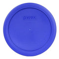 Pyrex 7201-PC Round 4 Cup Cadet Blue Plastic Storage Lid, Made in USA by Pyrex