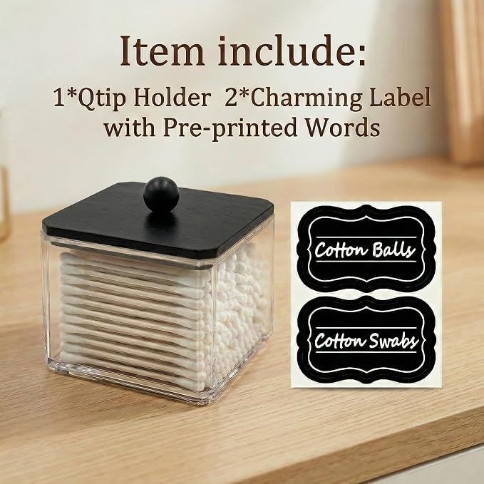 SheeChung Qtip Holder for Bathroom - Image 2