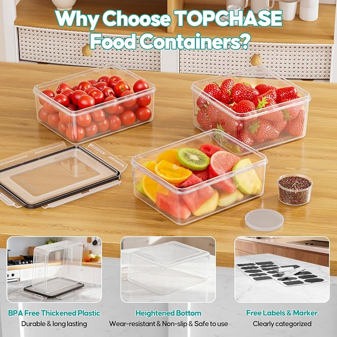 TOPCHASE 40 PCS Food Storage Containers - Image 3