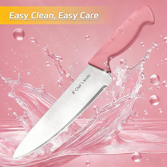 Knife Set, 6-Piece Kitchen Knife Set, German High Carbon Stainless Steel - Image 4