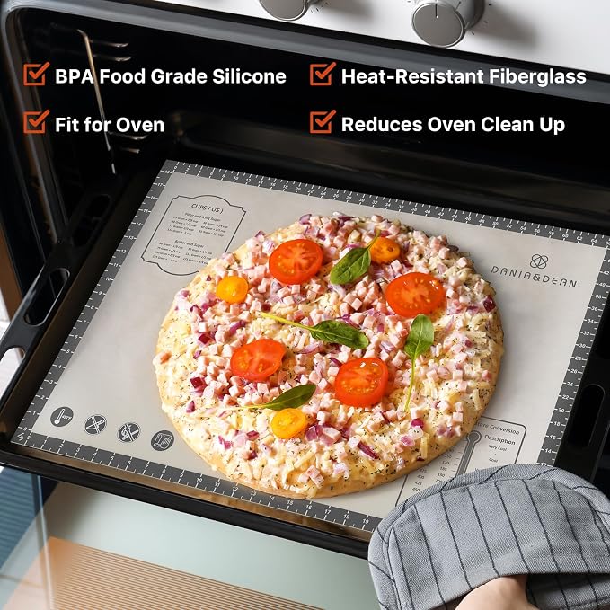 Silicone Mat, 26 x 16inch Extra Large Non-stick Pastry Baking Mat - Image 2