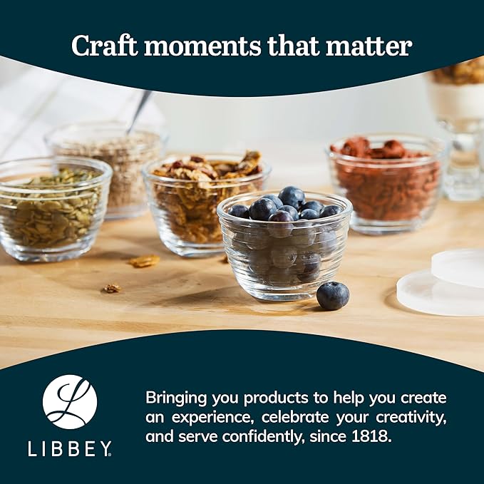 Libbey Small Glass Prep Bowls - Image 6