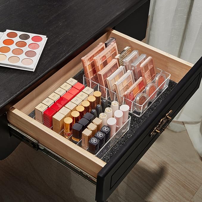 WECHENG Makeup Organizer for Eyeshadow Palette and Lipstick Organizer, 7 - Image 5