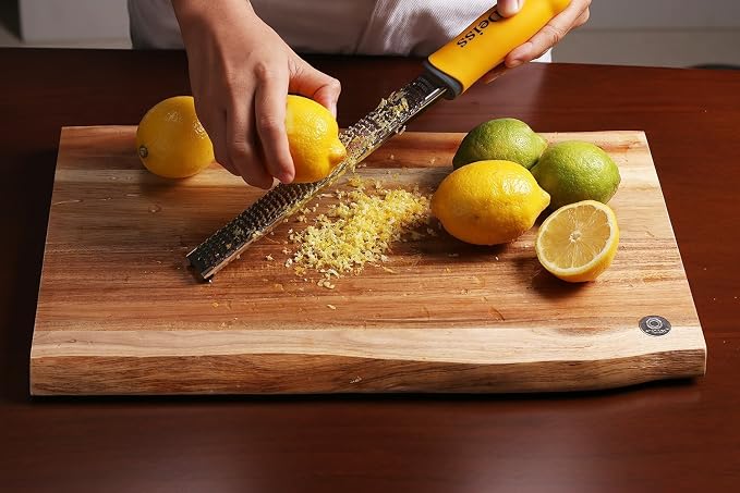 Deiss PRO Citrus Zester & Cheese Grater — Parmesan Cheese Lemon, Vegetables - Image 2