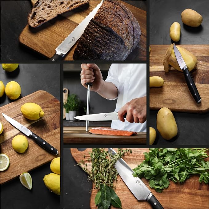 MasterChef Chef Knife Set of 3 Professional Quality Kitchen Knives - Image 5