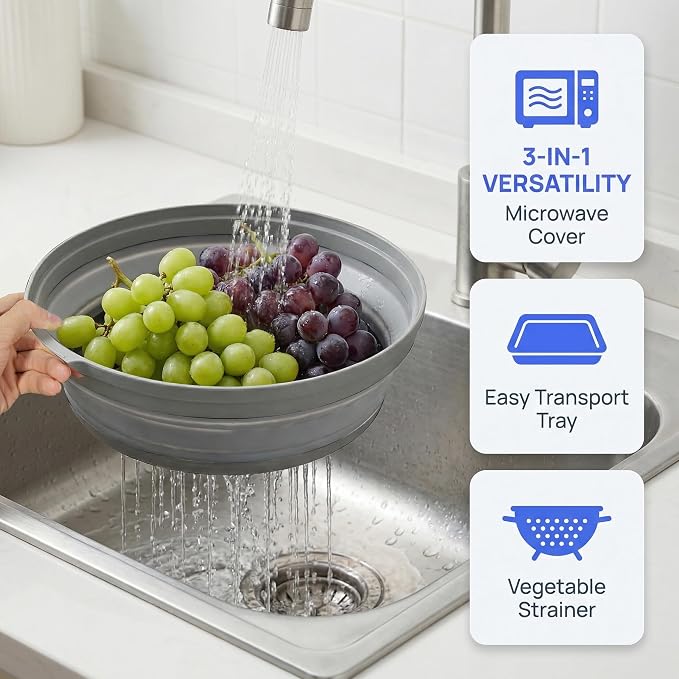 Microwave Food Cover With Handle - Image 3