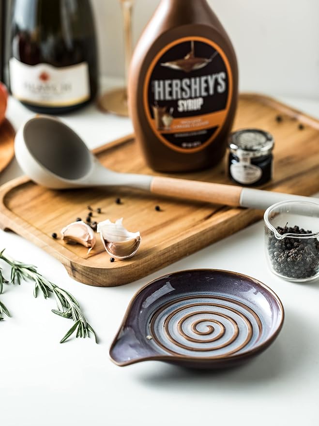 Spoon Rest, Ceramic Spoon Holder - Image 4