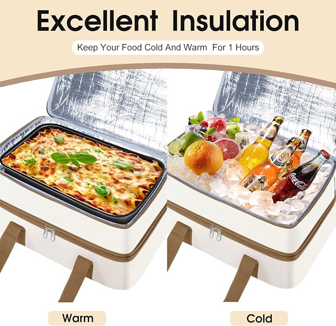 Double Insulated Casserole Carrier, Portable Casserole Carrier - Image 4