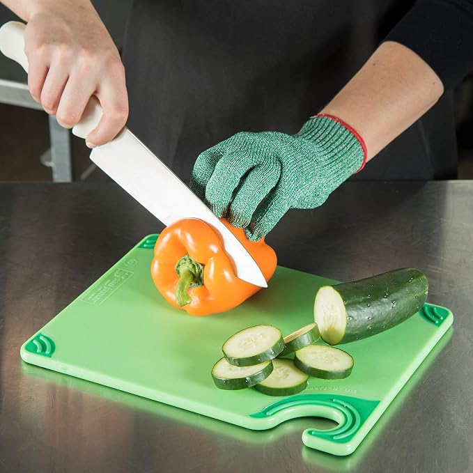 San Jamar Saf-T-Grip Plastic Cutting Board - Image 5