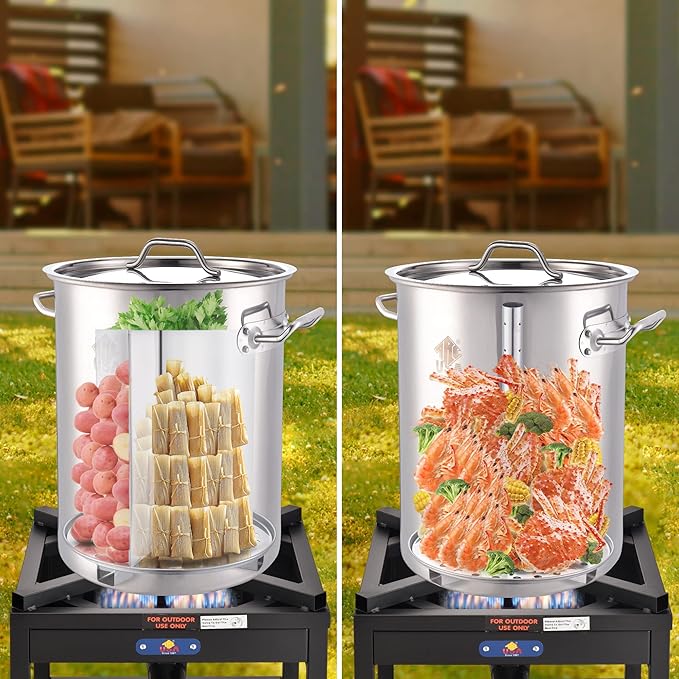 ARC 32QT Stainless Steel Stock pot 6-Piece - Image 7