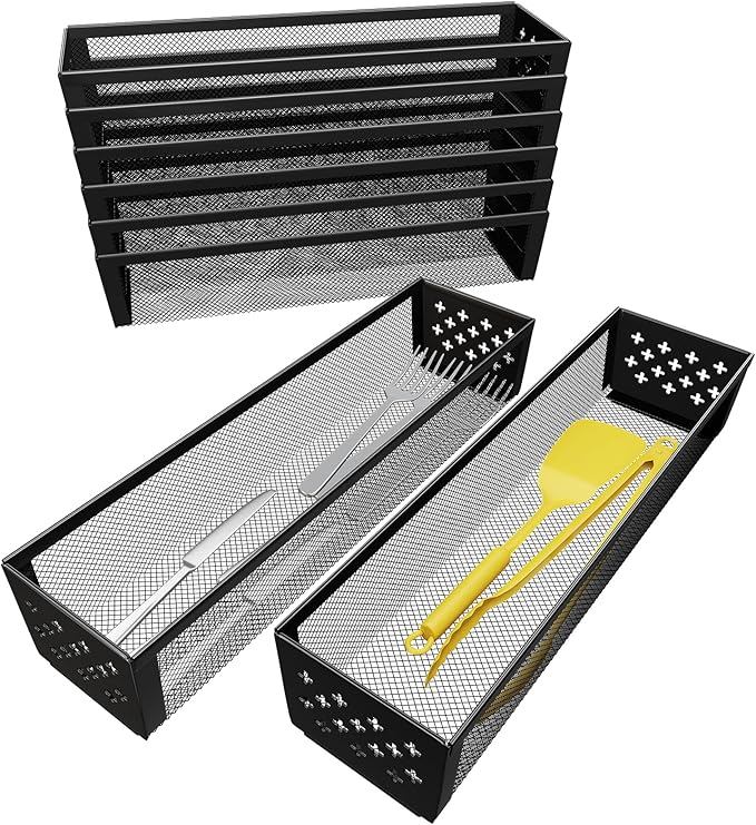 Simple Trending Silverware Drawer Organizer, 8 Pack Utensil Organizer by SimpleTrending