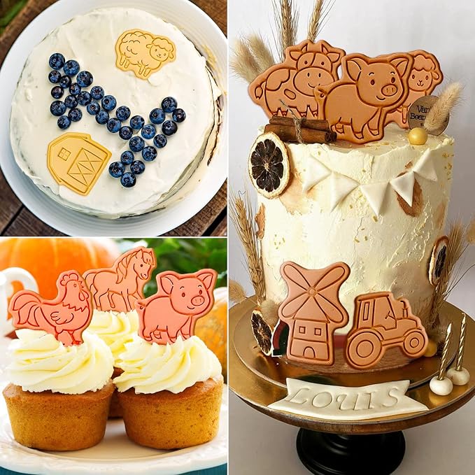 Farm Cookie Cutters Set, Cute Cookie Cutters - Image 2