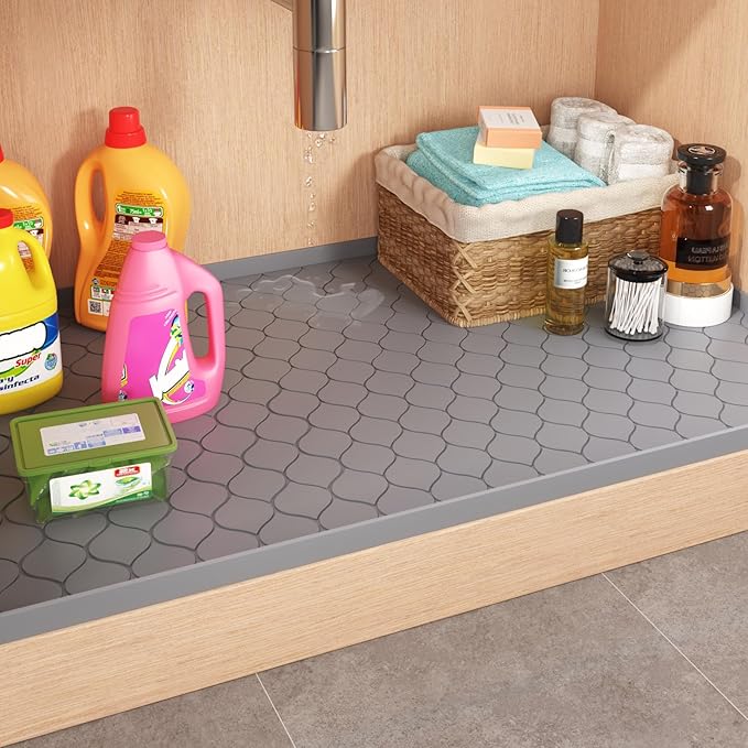 Winisok Silicone Under Sink Mat 40" x 19", kitchen Essentials and Gadgets - Image 2