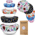5-Size Reusable Beeswax Bowl Covers by Revahope