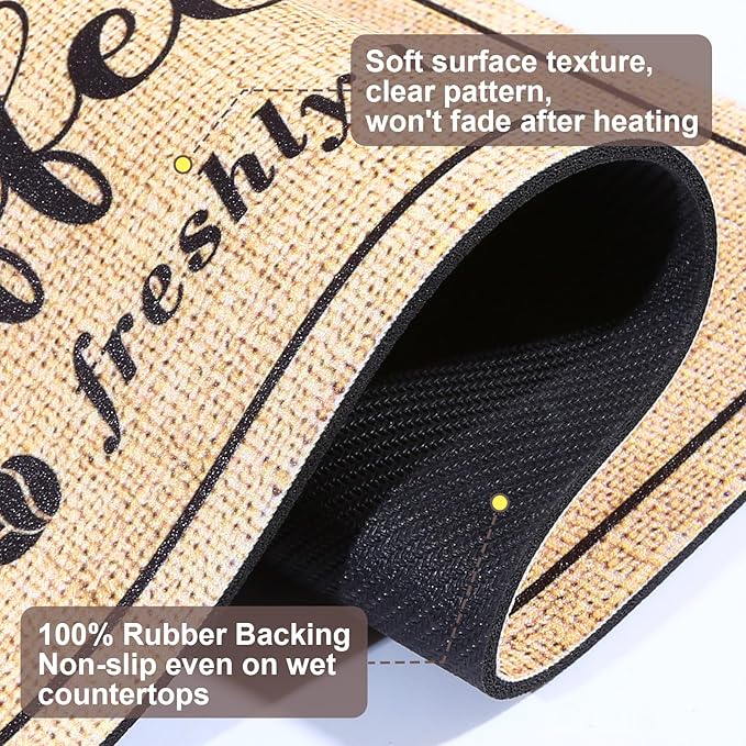 CooRug Absorbent Coffee Mat, Fashion Dish Drying Mat - Image 7