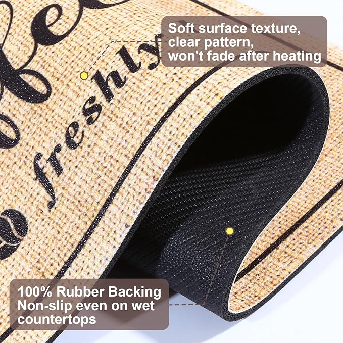CooRug Absorbent Coffee Mat, Fashion Dish Drying Mat - Image 7