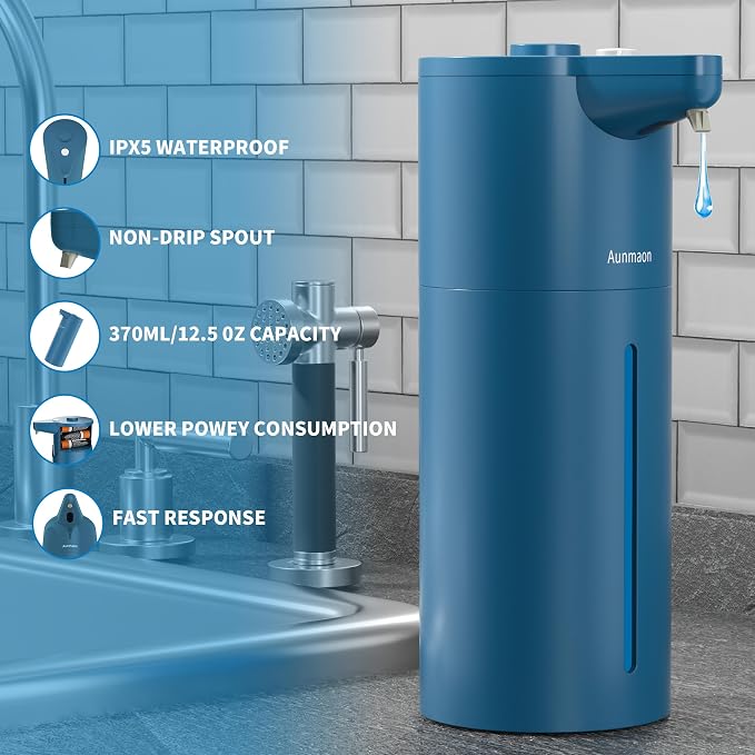 Automatic Soap Dispenser Touchless, Hands-Free, Long Battery Life, Compatible - Image 5