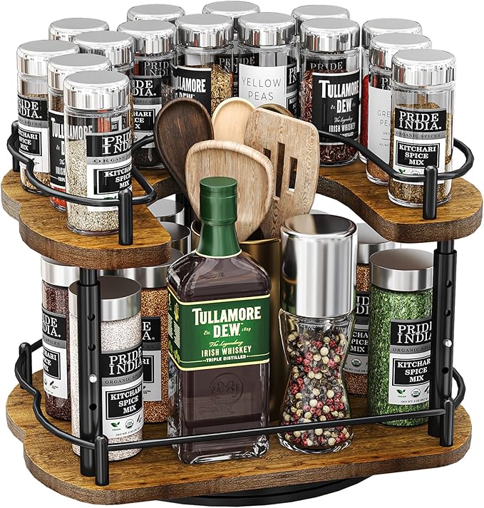Lazy Susan Organizer Spice Rack by SNTD