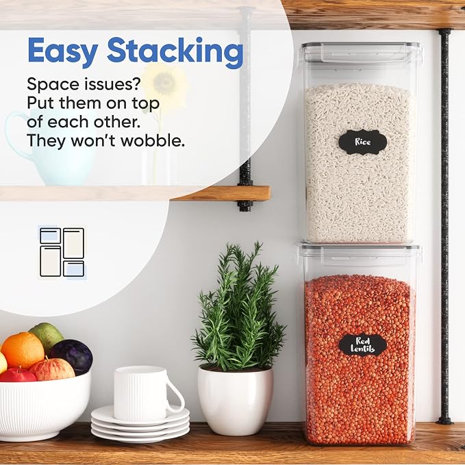 Chef's Path Extra Large Airtight Food Storage Containers - Image 5